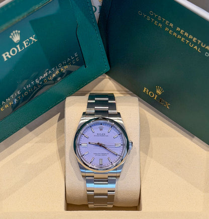 Rolex Oyster Perpetual 31mm Lavender Dial
