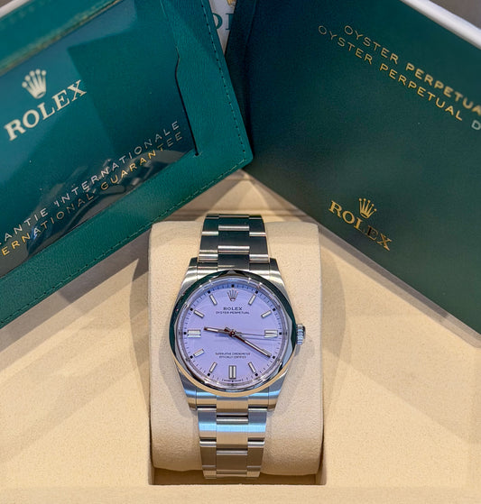 Rolex Oyster Perpetual 31mm Lavender Dial