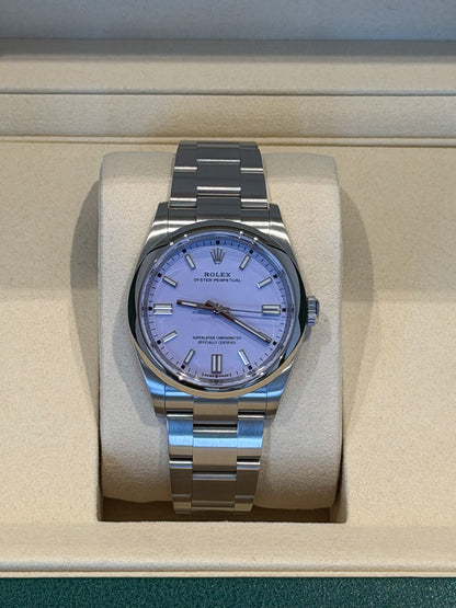 Rolex Oyster Perpetual 36mm Lavender Dial
