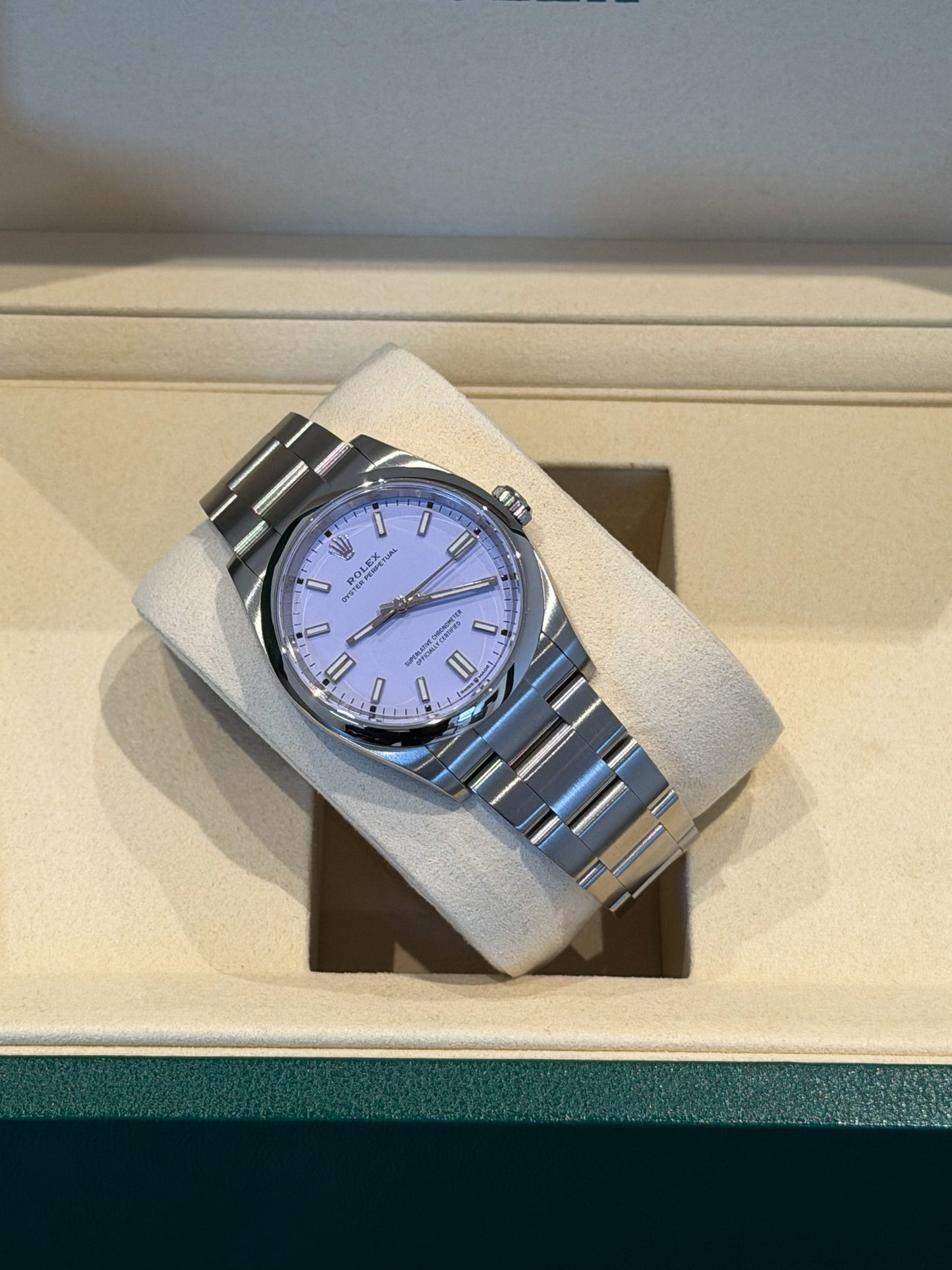 Rolex Oyster Perpetual 31mm Lavender Dial