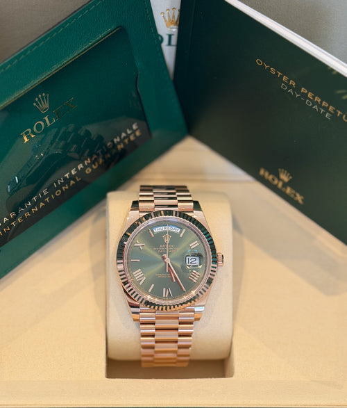Rolex Day-Date 40mm Green Dial