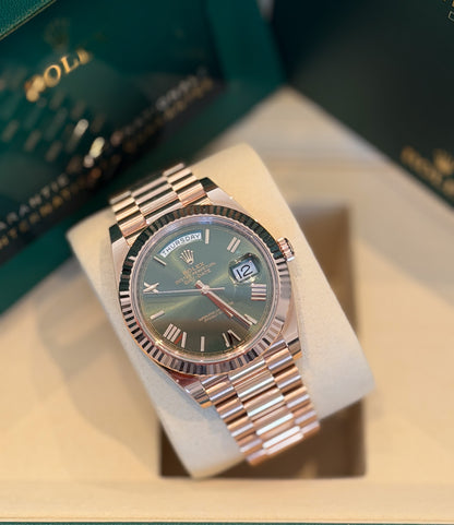 Rolex Day-Date 40mm Green Dial
