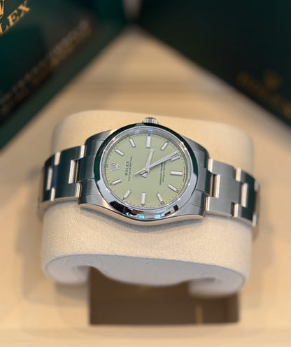 Rolex Oyster Perpetual 34mm Pistacchio Dial