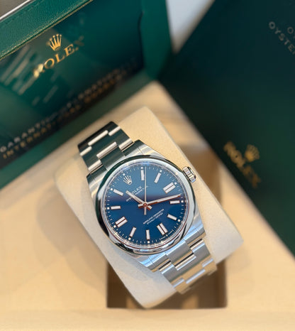 Rolex Oyster Perpetual 41mm Blue Dial
