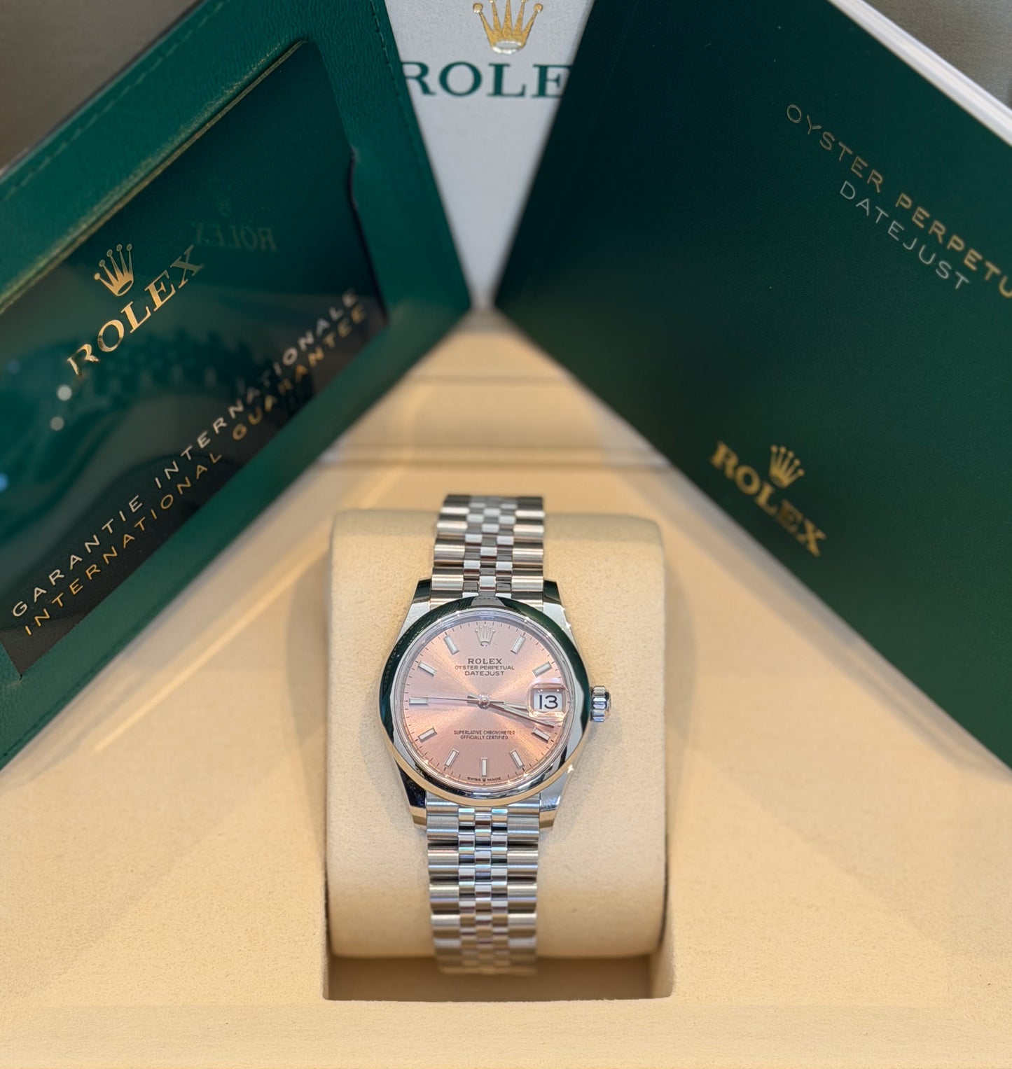 Rolex Datejust 31mm Pink Dial Ref.  278240