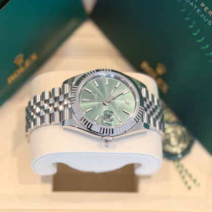Rolex Datejust 41mm Mint Green Dial Ref. 126334