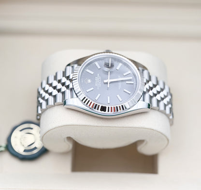 Rolex Datejust 41mm Rhodium Dial