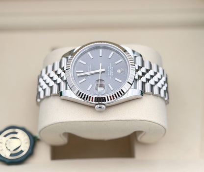 Rolex Datejust 41mm Rhodium Dial
