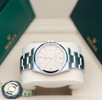 Rolex Oyster Perpetual 41mm Beige Dial