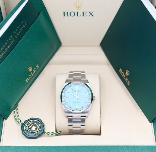 Rolex Oyster Perpetual 36mm Tiffany Dial