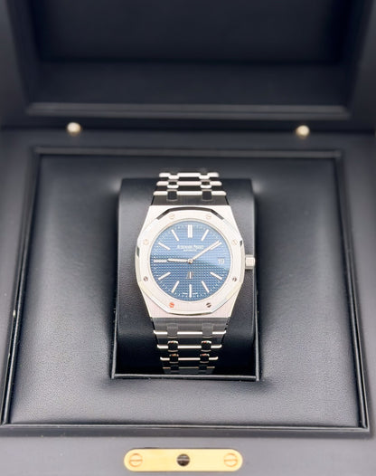 Audemars Piguet Royal OAK Jumbo Extra-thin Blue Dial Ref. 15202ST.OO.1240ST.01