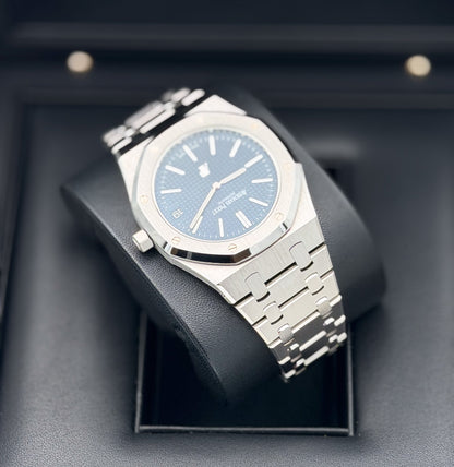 Audemars Piguet Royal OAK Jumbo Extra-thin Blue Dial Ref. 15202ST.OO.1240ST.01