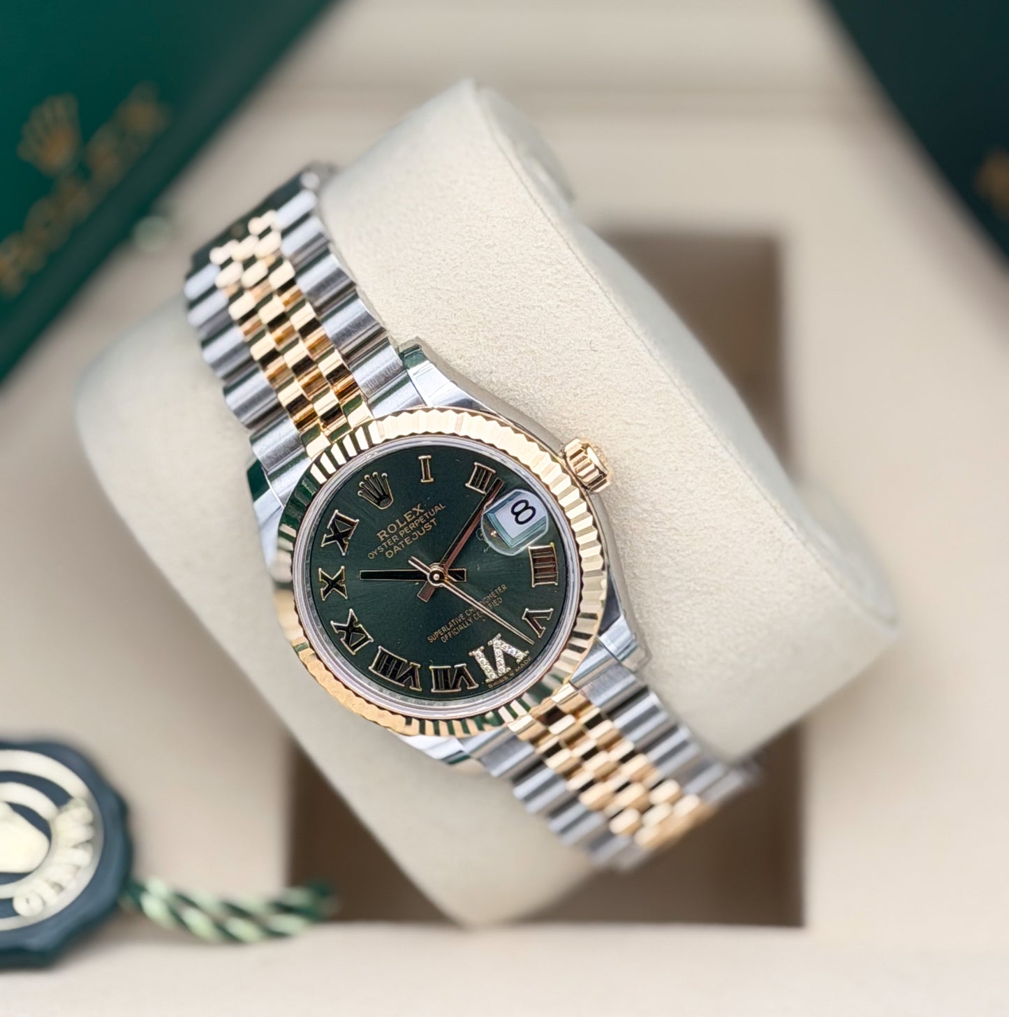 Rolex Lady Datejust 31mm Ref. 278273 Green Dial DIA IV