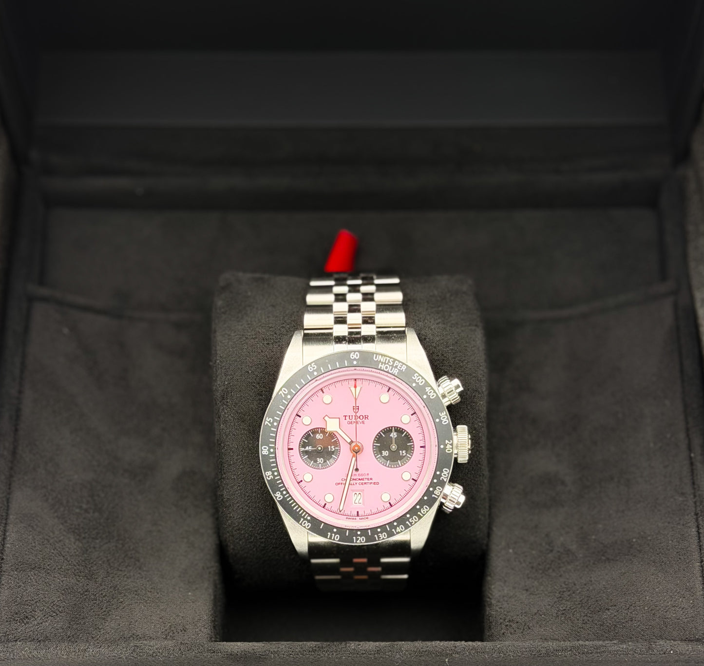 Tudor Black Bay Chrono Ref. 79360N Inter Miami Dial