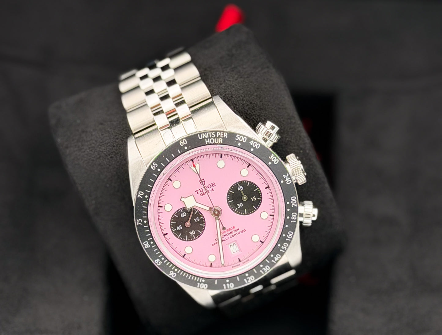 Tudor Black Bay Chrono Ref. 79360N Inter Miami Dial