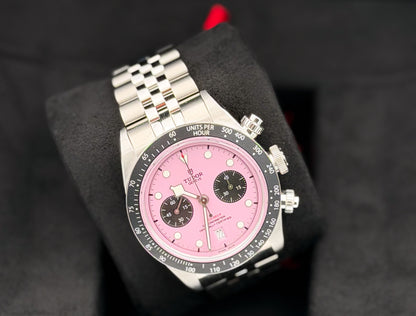Tudor Black Bay Chrono Ref. 79360N Inter Miami Dial