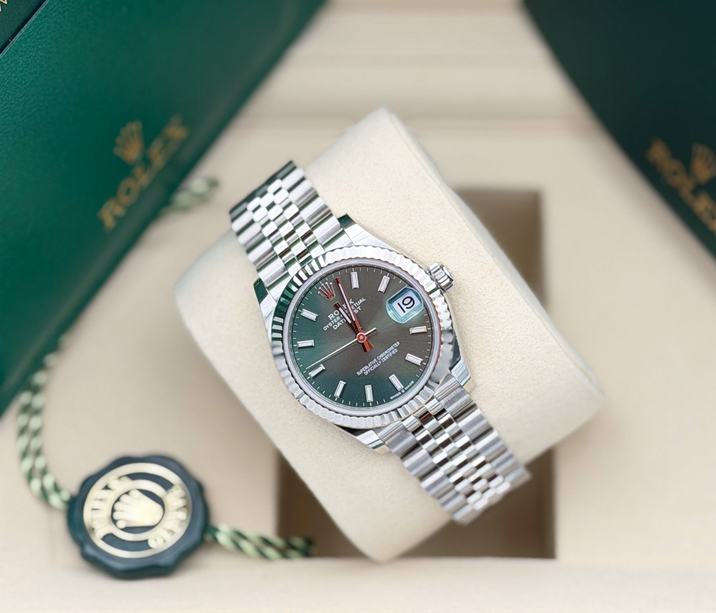 Rolex Lady Datejust 31mm Ref. 278274 Green Dial