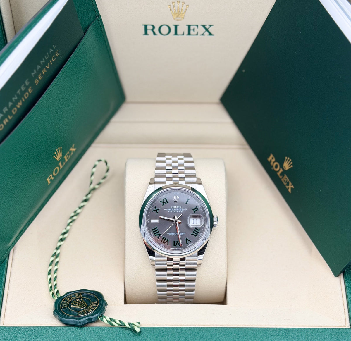 Rolex Datejust Wimbledon Dial Ref. 126200
